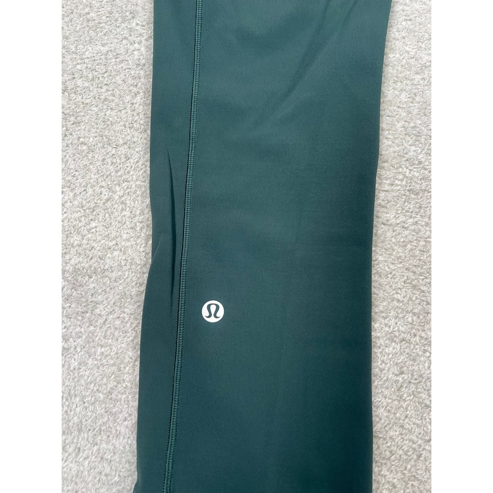Lululemon Speed Up Crop 21" Dark Forest Green Luxtreme Running Leggings Size 4 - Picture 7 of 12